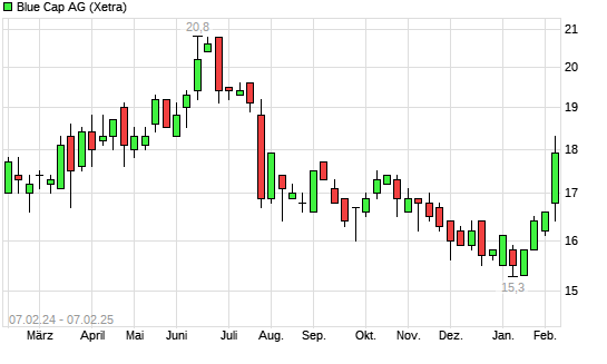 Blue Cap Aktie Mit Neuem Monats Hoch Boerse De