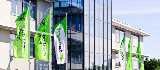 Freenet Firmensitz in Büdelsdorf.