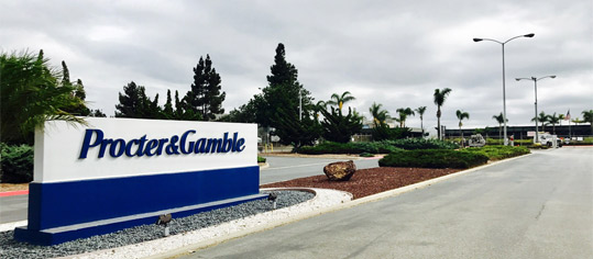 Procter and Gamble Fabrik in Ocnard, Kalifornien.