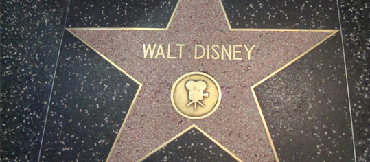walk of fame Stern von Walt Disney