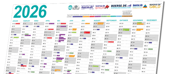 Boersenkalender 2026