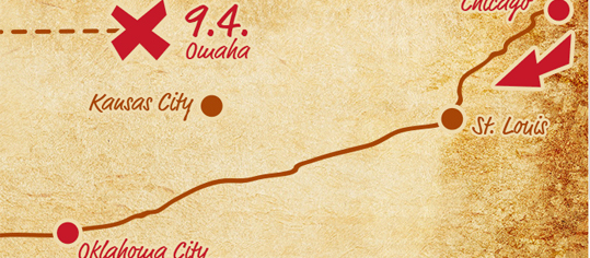 Route to Warren Buffett – über die legendäre Route 66 und weiter nach Omaha, Nebraska