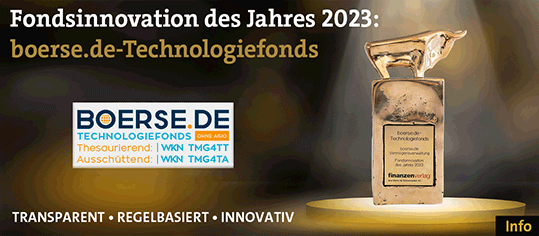 boerse.de-Technologiefonds ausgezeichnet als Fondsinnovation des Jahres!