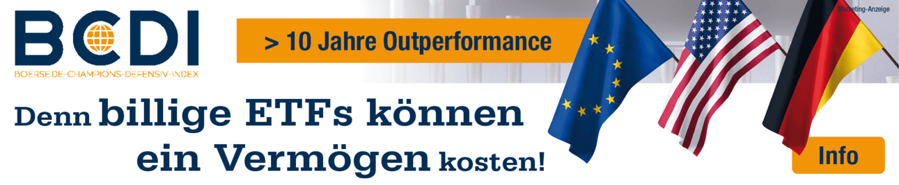 Denn billige ETFs können ein Vermögen kosten!