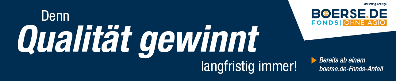 Denn Qualität gewinnt langfristig immer!