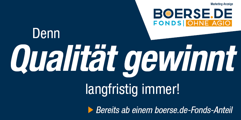 Denn Qualität gewinnt langfristig immer!