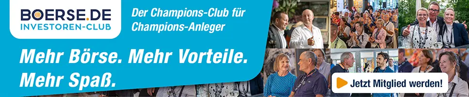 Der Champions-Club für Champions-Anleger