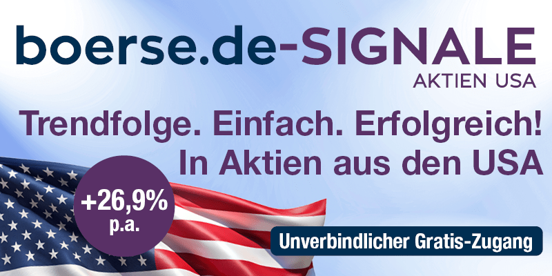 Trendfolge. Einfach. Erfolgreich! In Aktien aus den USA.