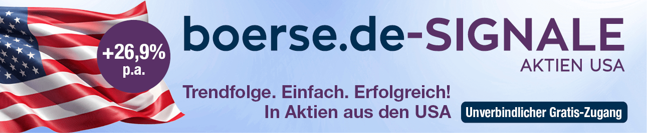 Trendfolge. Einfach. Erfolgreich! in Aktien aus den USA.