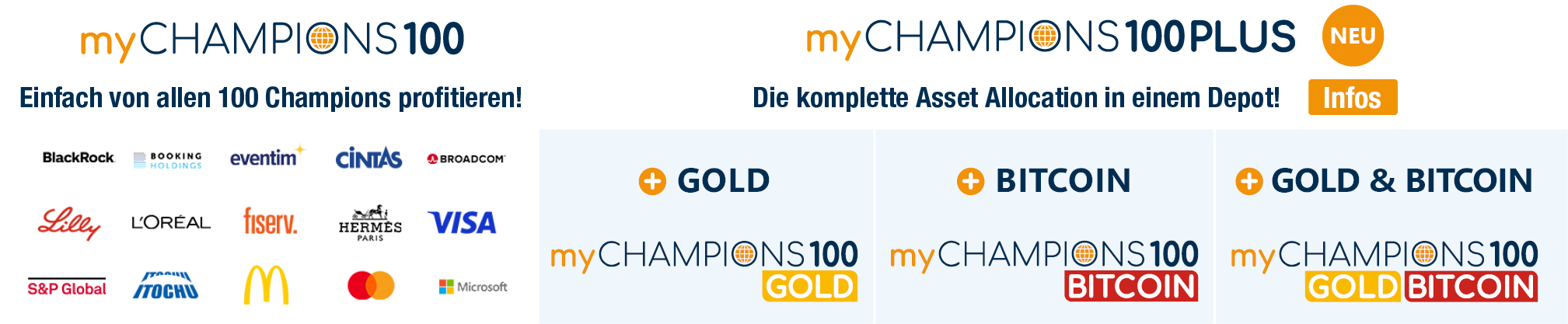 Einfach von allen 100 Champions profitieren!